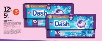 E.Leclerc LESSIVE CAPSULES(2)(3) "DASH" offre
