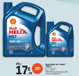 HELIX ESEL HX7 10W40 (²) "SHELL"