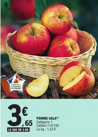 E.Leclerc POMME GALA(¹) offre