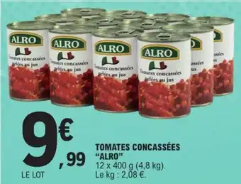 E.Leclerc TOMATES CONCASSÉES "ALRO" offre