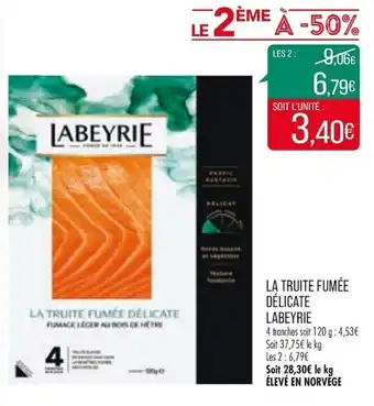 Match La Truite Fumée Délicate offre