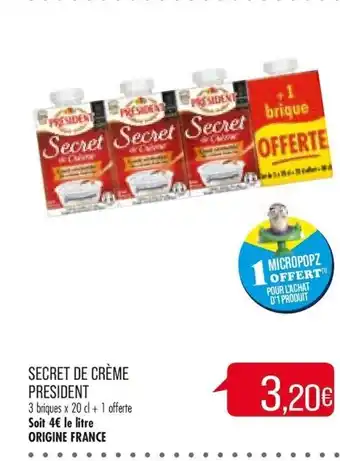 Match Secret De Crème offre