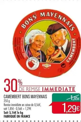 Match Camembert Bons Mayennais offre