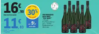 E.Leclerc VIN MOUSSEUX GALA BRUT "POL REMY" 11% vol. offre