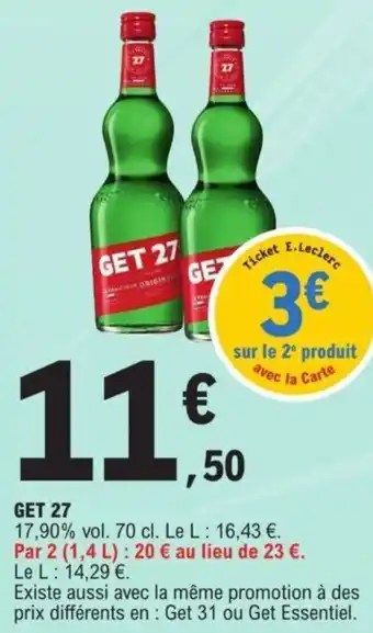 E.Leclerc GET 27 GEZ offre