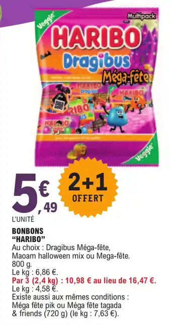 E.Leclerc BONBONS "HARIBO" offre