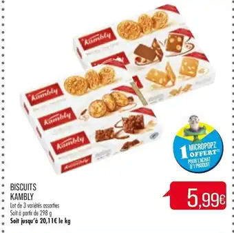 Match Biscuits Kambly offre