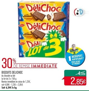 Match Biscuits Delichoc offre