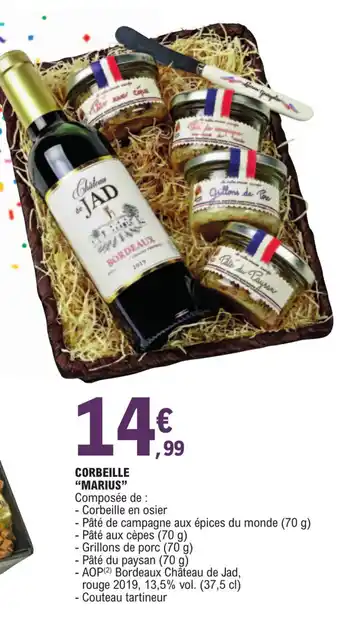 E.Leclerc CORBEILLE "MARIUS" offre