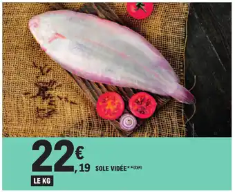 E.Leclerc SOLE VIDÉE**(2)(4) offre