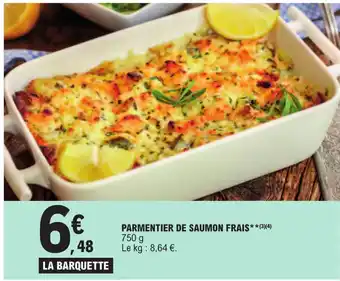 E.Leclerc PARMENTIER DE SAUMON FRAIS**(3)(4) offre