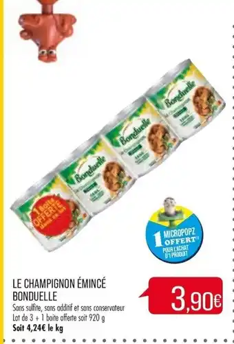 Match Le Champignon Émincé Bonduelle offre