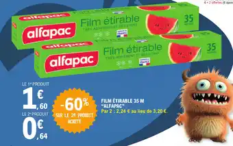 E.Leclerc FILM ÉTIRABLE 35 M "ALFAPAC" offre