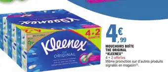 E.Leclerc MOUCHOIRS BOÎTE THE ORIGINAL "KLEENEX" offre