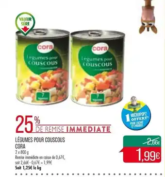 Match Légumes Pour Couscous offre