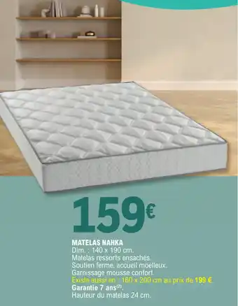 E.Leclerc MATELAS NAHKA offre
