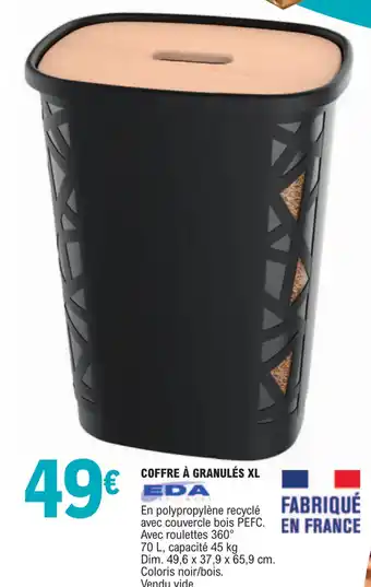 E.Leclerc COFFRE À GRANULÉS XL EDA offre