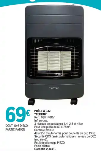 POÊLE À GAZ "TECTRO"