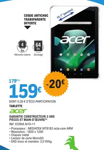 E.Leclerc TABLETTE offre