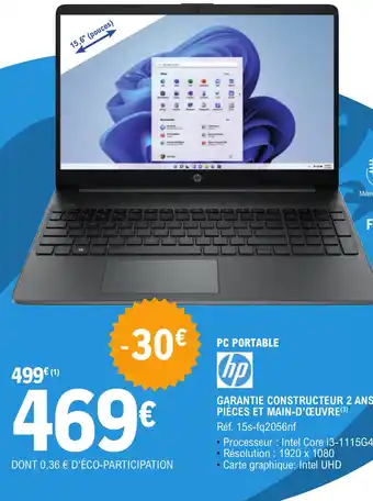 E.Leclerc PC PORTABLE offre