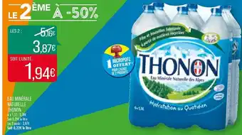 Match Eau Minérale Naturelle Thonon offre