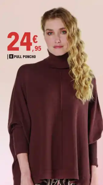 E.Leclerc PULL PONCHO offre