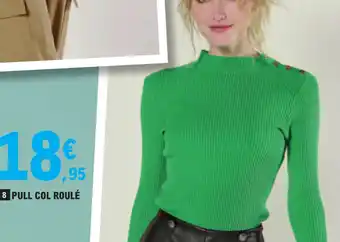 E.Leclerc PULL COL ROULÉ offre