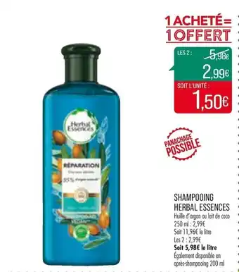 Match Shampooing Herbal Essences offre