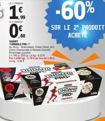 E.Leclerc YAOURT "LINDAHLS PRO +" offre