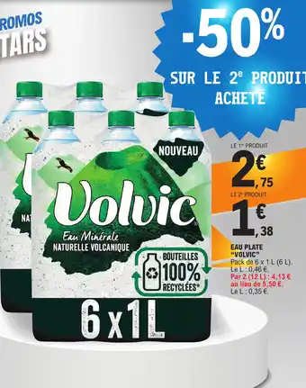 E.Leclerc EAU PLATE "VOLVIC" offre