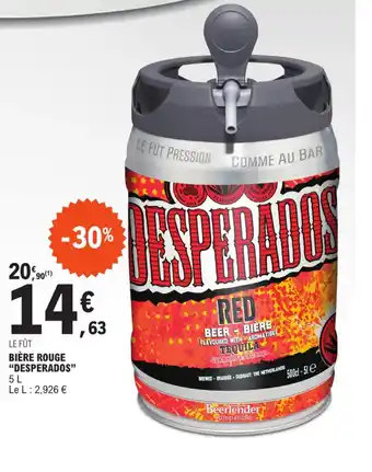 E.Leclerc BIÈRE ROUGE “DESPERADOS” offre