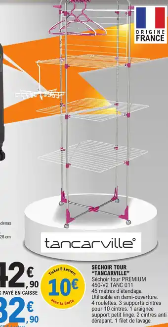 E.Leclerc SÉCHOIR TOUR "TANCARVILLE" offre