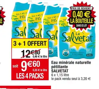 Cora x Carrefour La salvetat eau minérale naturelle pétillante offre