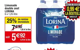 Lorina limonade double zest