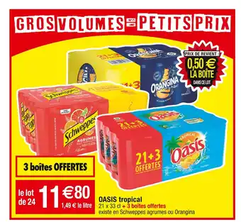 Cora x Carrefour Oasis oasis tropical offre