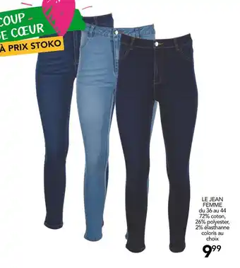 Stokomani Mim le jean femme offre