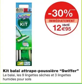 Swiffer kit balai attrape-poussière