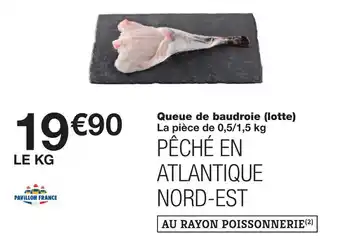 Monoprix Pavillon france queue de baudroie (lotte) offre