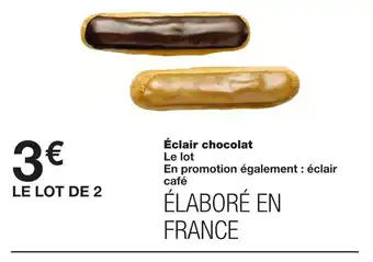 Monoprix Éclair chocolat offre