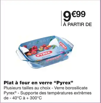 Monoprix Pyrex plat à four en verre offre