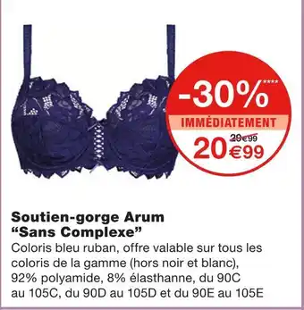 Sans complexe soutien-gorge arum