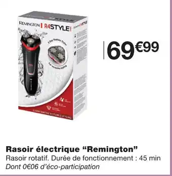 Monoprix Remington rasoir électrique offre