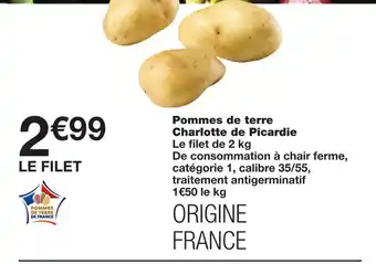 Monoprix Pommes de terre charlotte de picardie offre