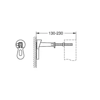 Brico Cash Grohe rapid sl équerre murale (3855800m) offre