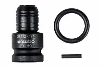 Bricomarché Adaptateur 1/2' à 1/4' metabo 628837000 - pour visseuse à choc e6,3 - 3 pièces offre
