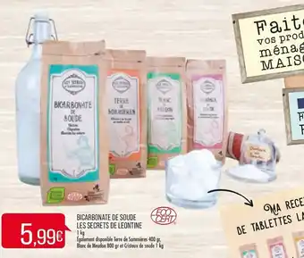 Match Bicarbonate de Soude Les Secrets de Leontine offre