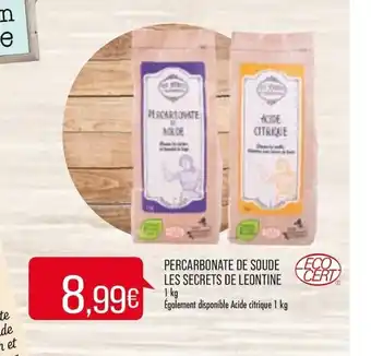 Percarbonate de soude Les Secrets de Leontine