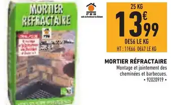 Brico Cash Mortier Réfractaire offre