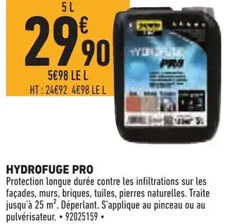 Brico Cash Hydrofuge Pro offre
