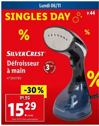 Lidl Défroisseur à main offre